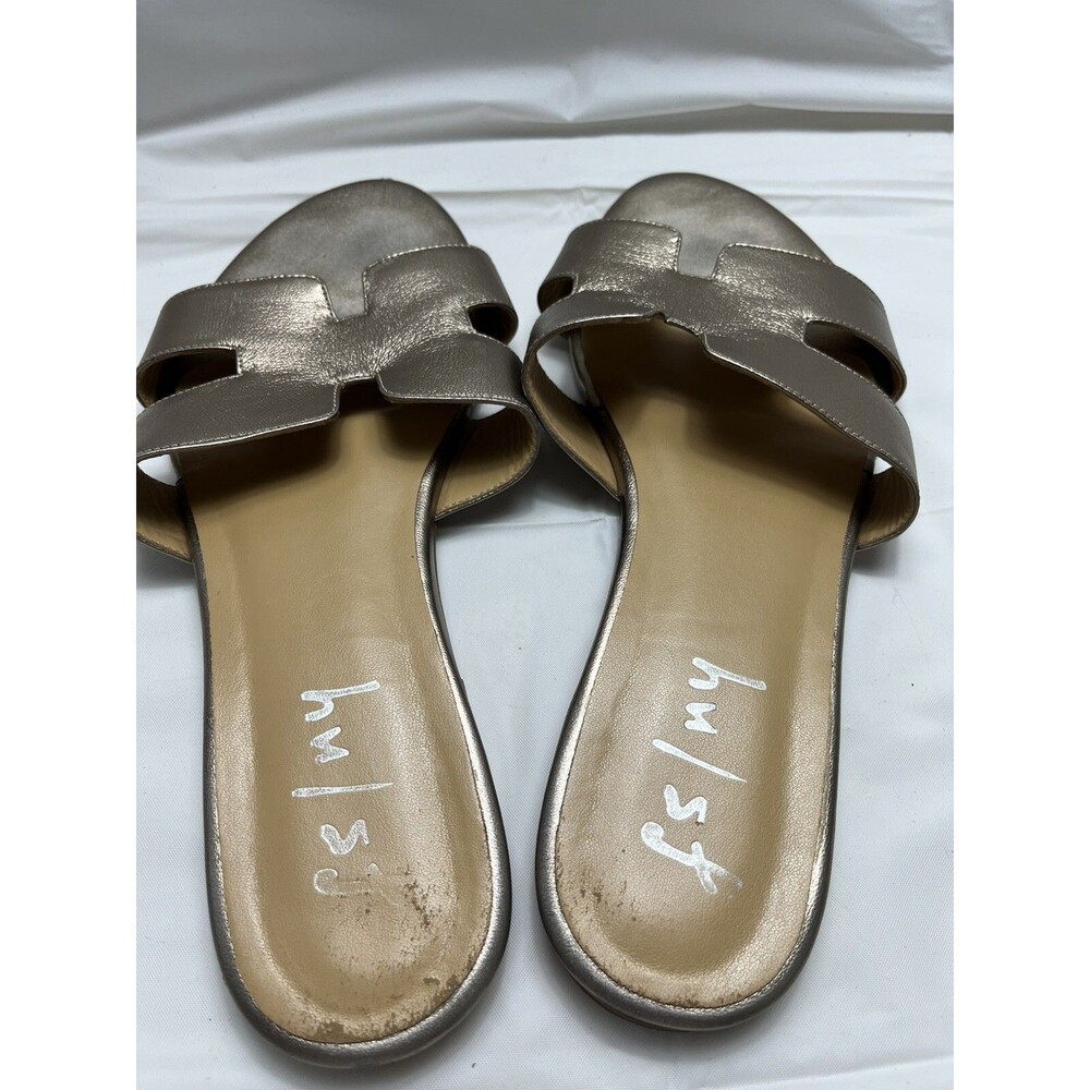 Hu Sf Sandals Leather Upper,Man Made Sole, Made In Brazil